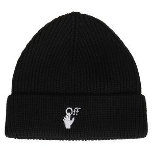 Off-White Hand Off Wool Rib Beanie